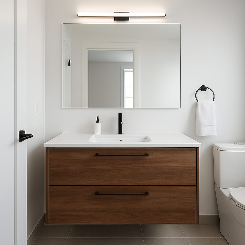 newly_installed_bathroom01 ► My Ottawa Handyman My Ottawa Handyman Modern bathroom vanity installation in Centretown Ottawa